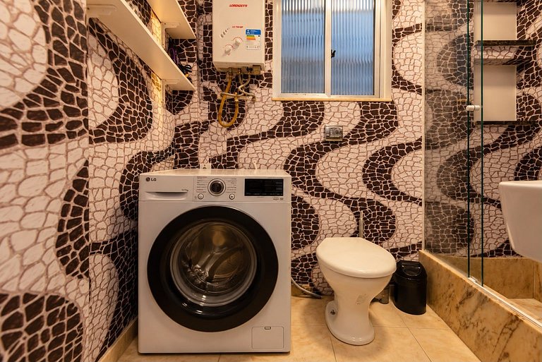 Apartamento praia de Copacabana/Conforto beira-mar