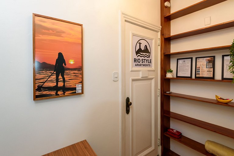Apartamento praia de Copacabana/Conforto beira-mar