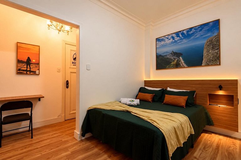 Apartamento praia de Copacabana/Conforto beira-mar