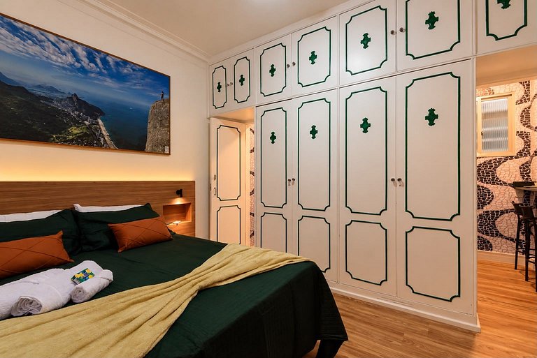 Apartamento praia de Copacabana/Conforto beira-mar