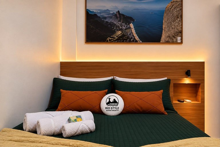 Apartamento praia de Copacabana/Conforto beira-mar